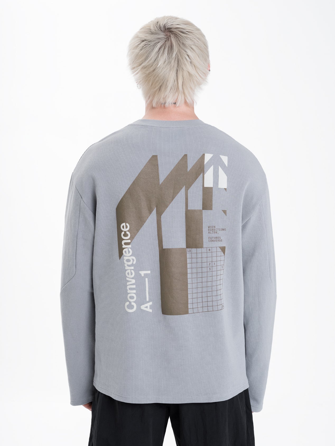 Convergence waffle long sleeve t-shirt