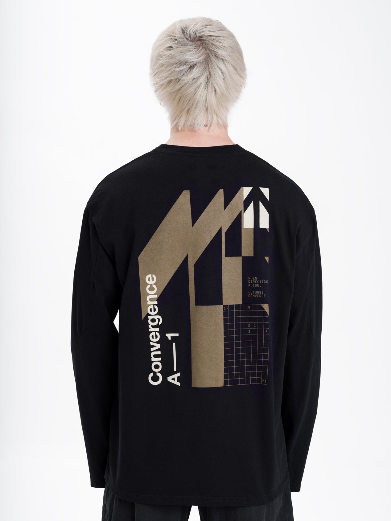 Convergence cotton long sleeve t-shirt