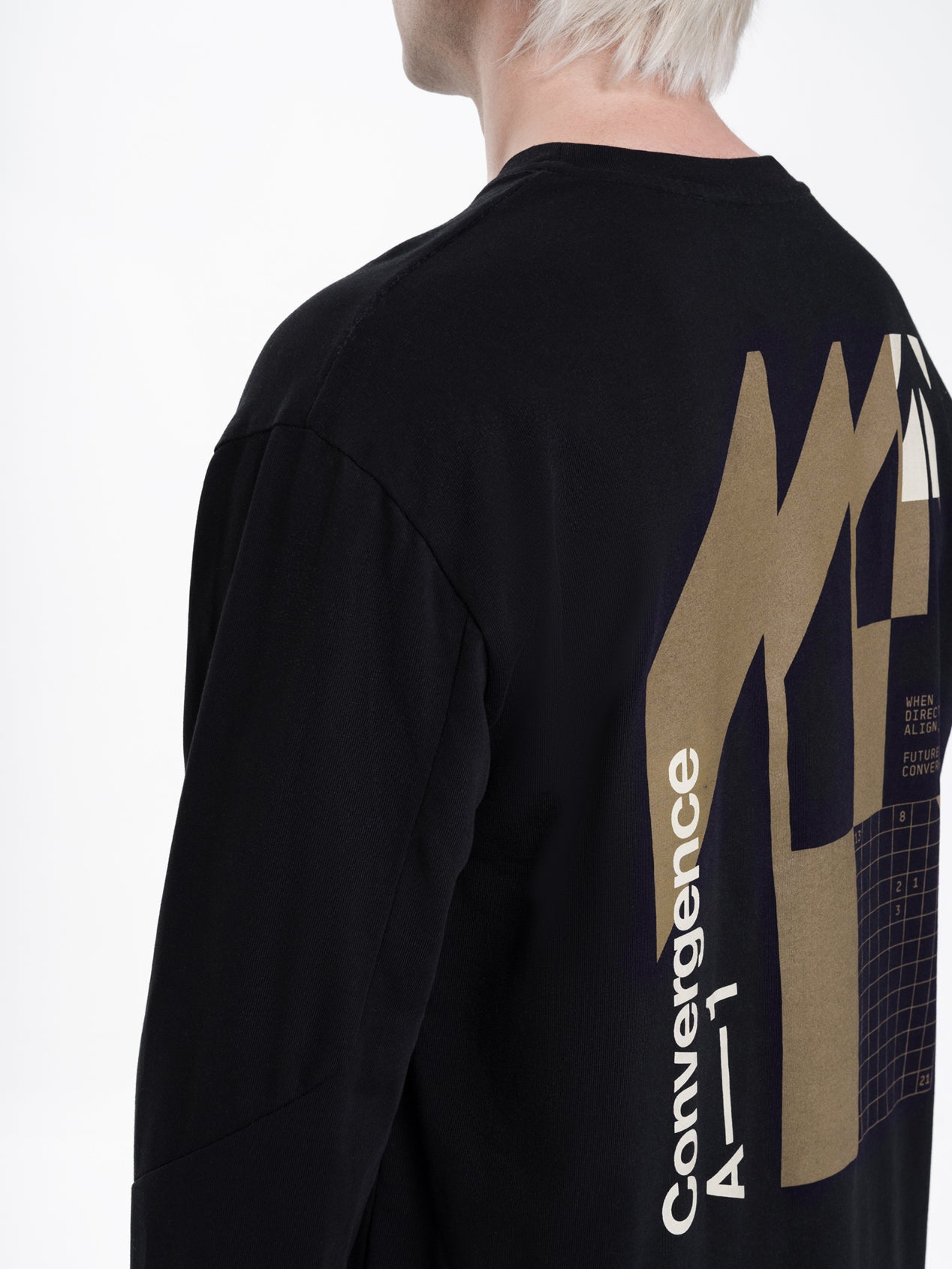 Convergence cotton long sleeve t-shirt