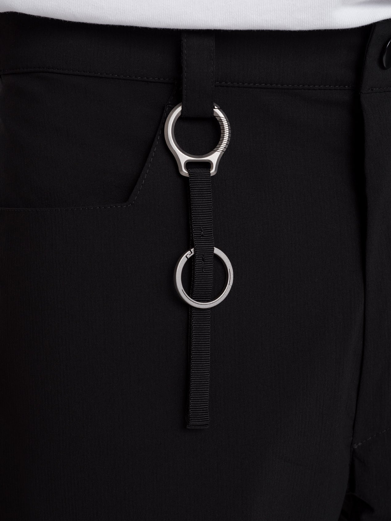 Double circle keychain