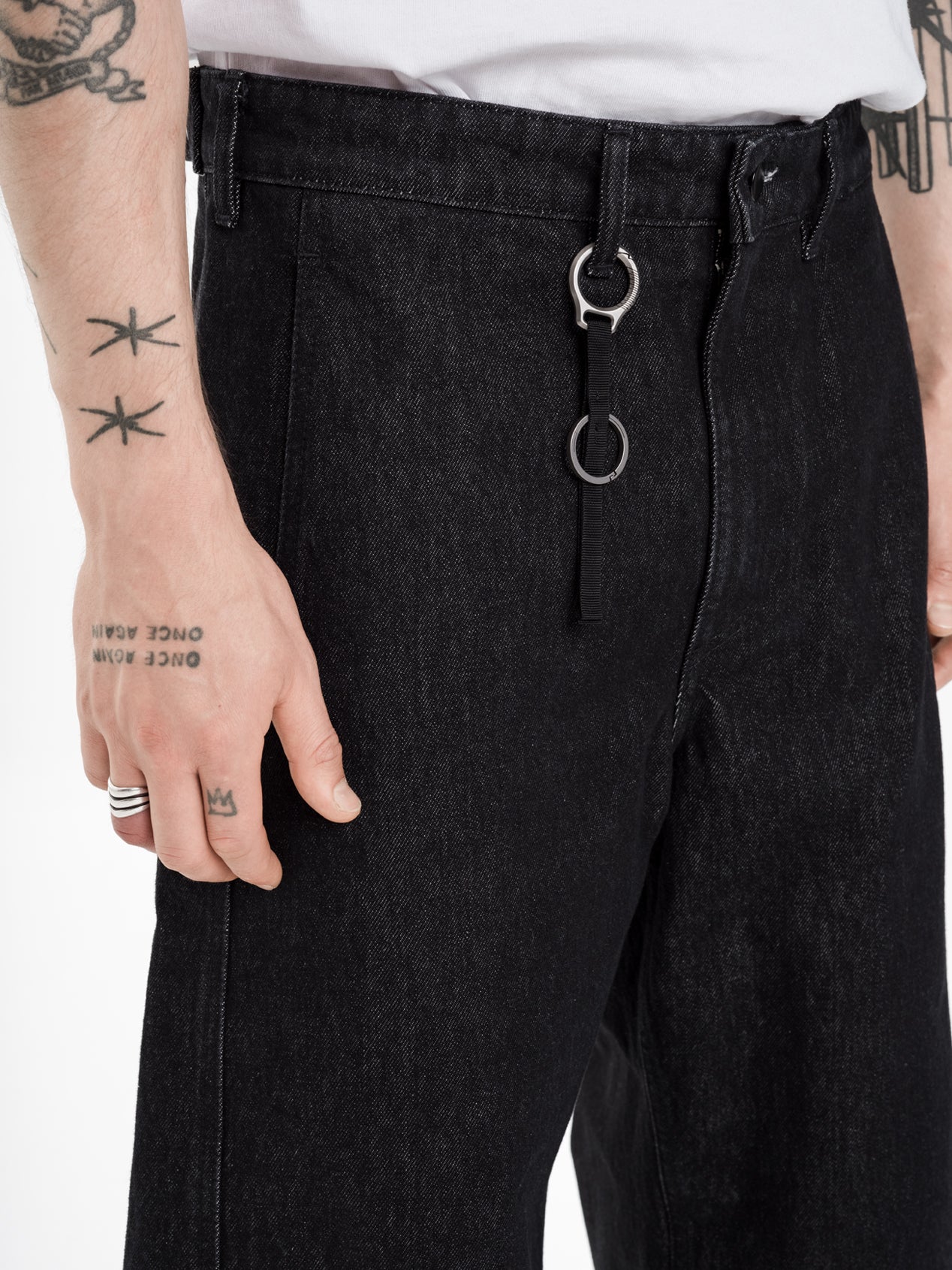 Double circle keychain