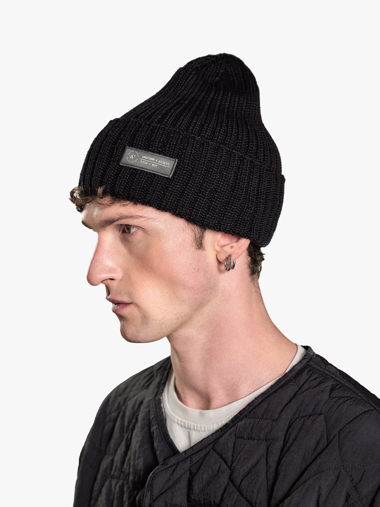 PATCH MERINO BEANIE