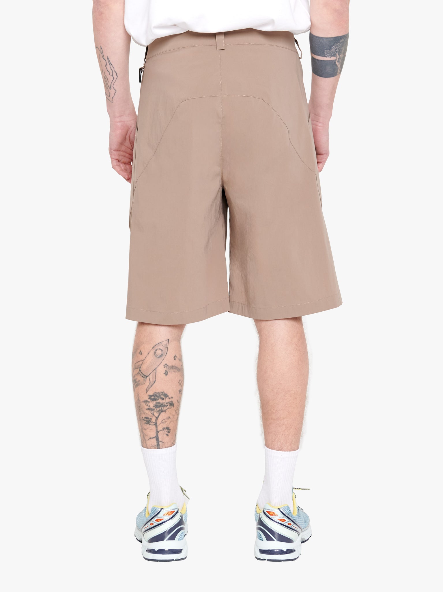 DOUBLE POCKET SHORTS BROWN