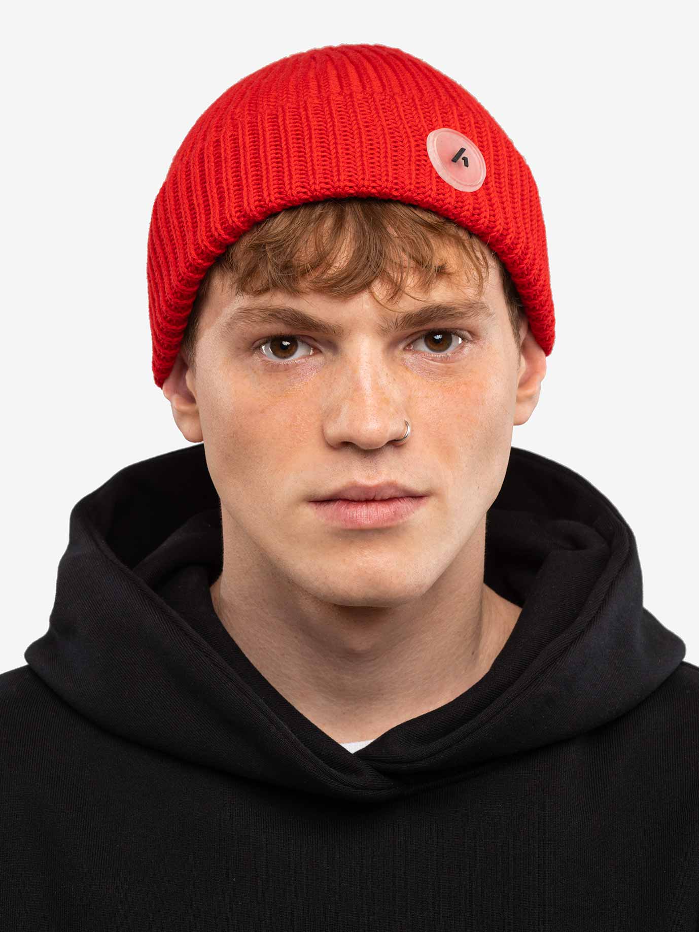 TOKEN BEANIE HAT BLACK